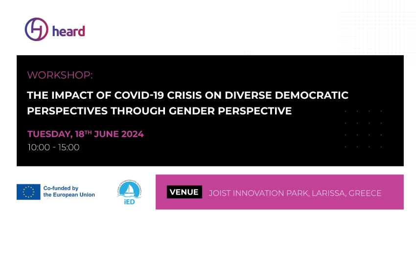 Workshop: The Impact of COVID-19 Crisis on Diverse Democratic Perspectives Through Gender Perspective